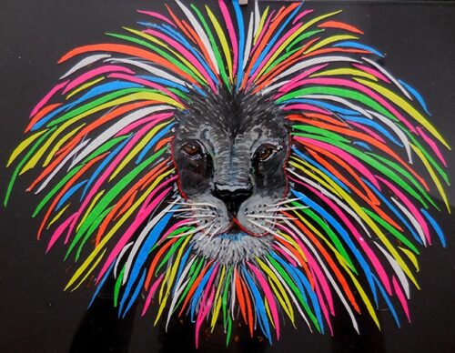 Tape lion